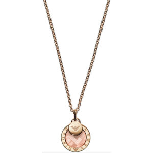 Emporio Armani Luxusní bronzový náhrdelník s přívěsky EG3375221