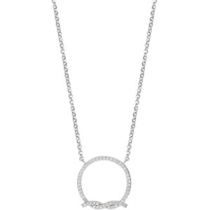 Morellato Stříbrný náhrdelník s třpytivým uzlem 1930 SAHA02