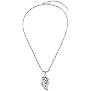 Viceroy Módní ocelový náhrdelník s přívěskem Kiss 80011C11000