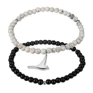 Emily Westwood Stylová sada korálkových náramků s holubicí WS056S