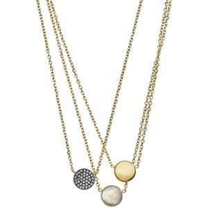 Emporio Armani Stylový trojitý náhrdelník EGS2351710