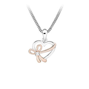 MOISS Zamilovaný bicolor přívěsek se zirkonem P0001014