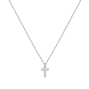 Morellato Pánský ocelový náhrdelník s křížkem Motown SALS44