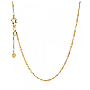 Pandora Elegantní pozlacený řetízek Shine 368638C00-60