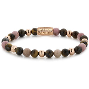 Rebel&Rose Korálkový náramek Warm Winter Wishes RR-60059-R 17