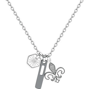 S`Agapõ Pánský ocelový náhrdelník Indie SIN03