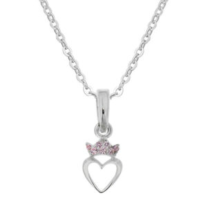 Praqia Stříbrný náhrdelník Princezna KO8051_BR030_40_RH  (řetízek