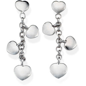 Amen Originální stříbrné náušnice Love ORGHB