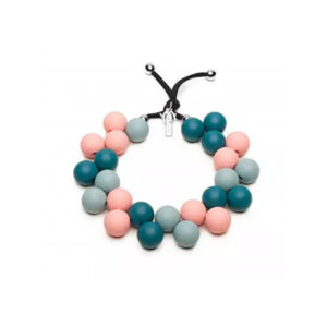 Ballsmania Originální náhrdelník C206BM3 Azzurro – Blu verde – Rosa