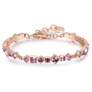 Brosway Třpytivý pozlacený náramek Symphonia BYM70