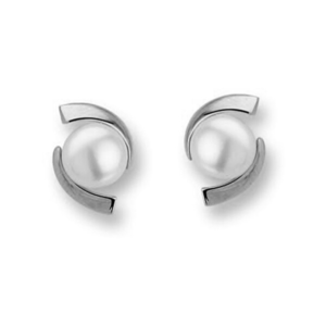 JVD Luxusní stříbrné náušnice s perlami SVLE0641XH2P100