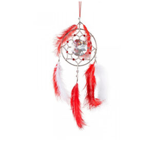 Preciosa Červený lapač snů s českým křišťálem Preciosa - Životní energie 1363 57