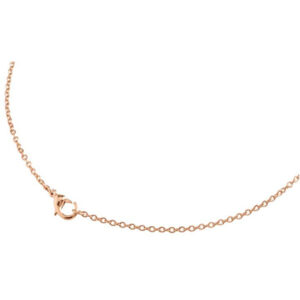 Boccia Titanium Růžově pozlacený titanový řetízek 08024-0345