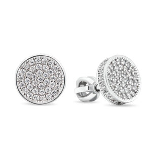 Brilio Silver Oslnivé stříbrné náušnice se zirkony EA170W