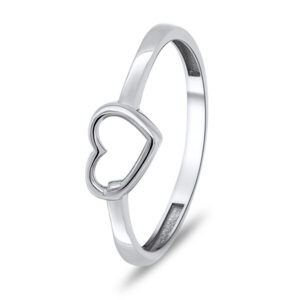 Brilio Silver Romantický dámský prsten ze stříbra RI003W 56 mm