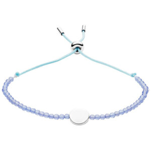 Fossil Modrý náramek s korálky JF02979040