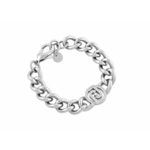 Liu.Jo Výrazný ocelový náramek s krystaly Brilliant LJ1622