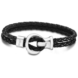 Lotus Style Pánský kožený náramek LS1841-2/1