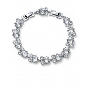 Oliver Weber Třpytivý náramek s čirými krystaly Say 32301