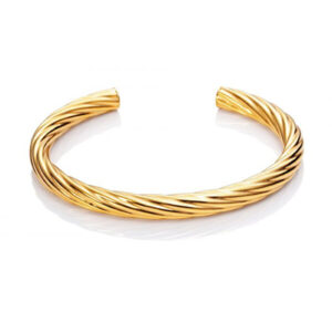 Viceroy Pevný pozlacený náramek Fashion 6361P19012