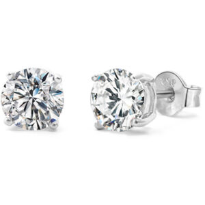 Beneto Krásné peckové náušnice s třpytivým zirkonem AGUP 0