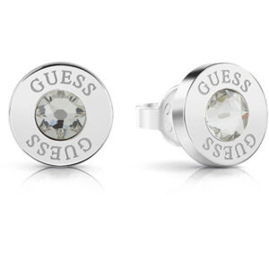 Guess Náušnice pecky s čirým krystalem UBE78094