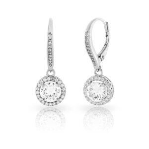 JVD Luxusní stříbrné náušnice s čirými zirkony SVLE0975XH2BI00