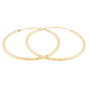 JVD Pozlacené náušnice kruhy SVLE0215XD5GO 5 cm