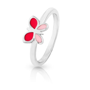 JVD Stříbrný prsten s motýlkem SVLE0395SH2MO 50 mm