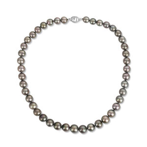 JwL Luxury Pearls Luxusní náhrdelník s pravými černými tahitskými perlami JL0704 s 10letou zárukou