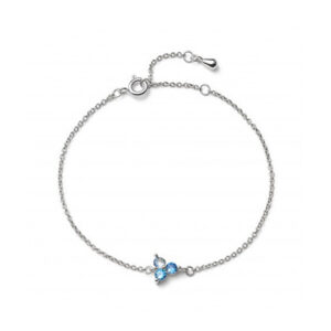 Oliver Weber Nádherný náramek se zirkony Wispy 32304 BLU