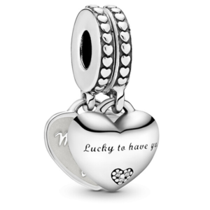 Pandora Stříbrný přívěsek Snacha a tchýně 799321C01