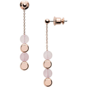 Skagen Bronzové náušnice s korálkami SKJ1308791