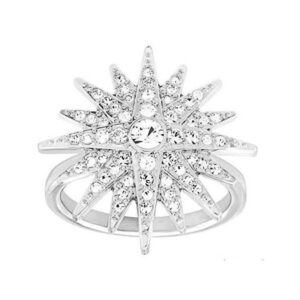 Swarovski Luxusní prsten s třpytivými krystaly Balthus 5095316 55 mm