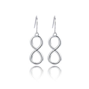 Troli Elegantní ocelové náušnice Nekonečno VSE005SB-PET
