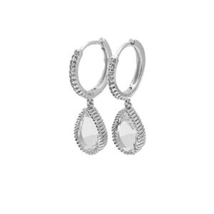 Troli Kruhové náušnice se zirkonem VBE008 S