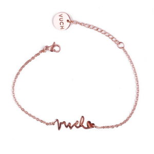 Vuch Elegantní ocelový náramek Moody Rose Gold