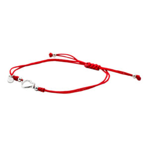 Beneto Šňůrkový náramek se srdíčkem AGB366