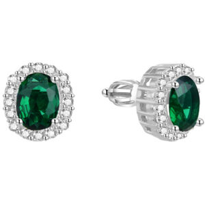 Beneto Třpytivé stříbrné náušnice AGUP1502S