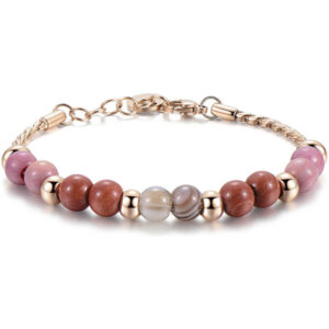 Brosway Růžově zlacený ocelový náramek Très Jolie BTJMP009