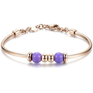 Brosway Růžově zlacený ocelový náramek Très Jolie BTJMP014