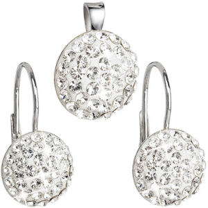Evolution Group Sada šperků s krystaly Swarovski 39086.1 (náušnice