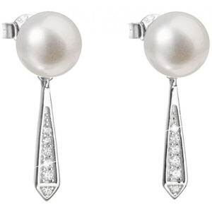 Evolution Group Stříbrné náušnice s pravými perlami Pavona 21036.1
