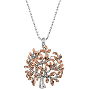 Hot Diamonds Luxusní stříbrný náhrdelník se stromem života Jasmine DP701 (řetízek