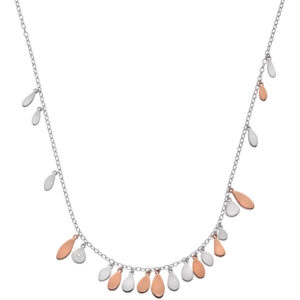 Hot Diamonds Stříbrný bicolor náhrdelník s diamantem Monsoon DN139