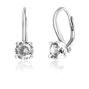 JVD Stříbrné náušnice s čirými zirkony SVLE0503XF3BI08
