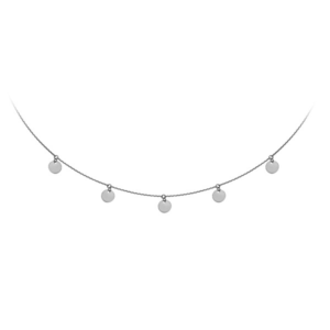 JVD Stříbrný penízkový náhrdelník SVLN0173XH2BI42