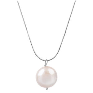 JwL Luxury Pearls Stříbrný náhrdelník s pravou perlou JL0404 (řetízek