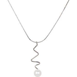 JwL Luxury Pearls Stříbrný náhrdelník s pravou perlou JL0449 (řetízek