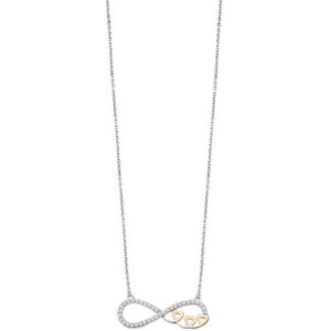 Lotus Silver Módní stříbrný náhrdelník nekonečno LP3313-1/1